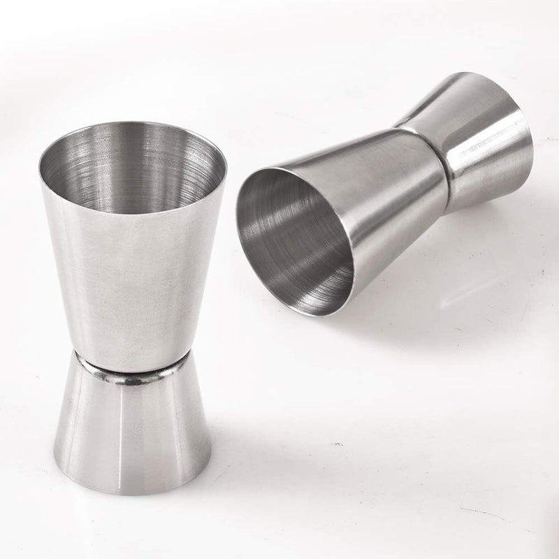 Newk Double Jigger for Bartending, 1/2 & 1 Oz(15 & 30 ML) Stainless Steel Cocktail Measuring Jigger (Set of 4) - Image 5