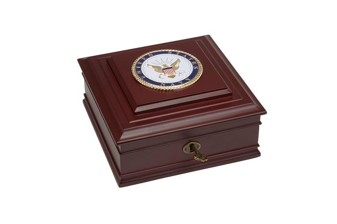 Allied Frame US Navy Medallion Desktop Box
