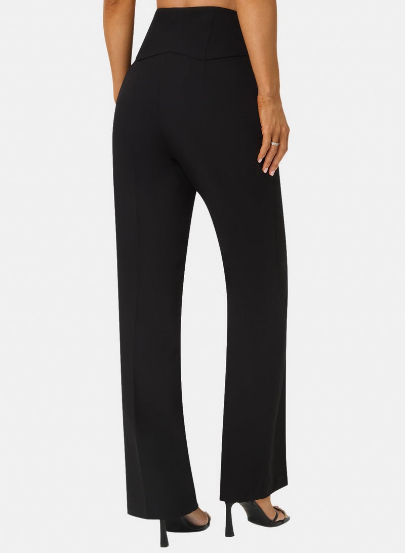 bebe High Waist Straight Leg Pant - Image 3