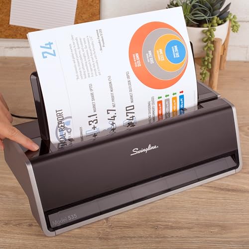Swingline Electric Hole Puncher 3 Hole, 28 Sheet Capacity Three Hole Punch 3 Ring, Jam Resistant, Touch Screen, Platinum (74535) - Image 3