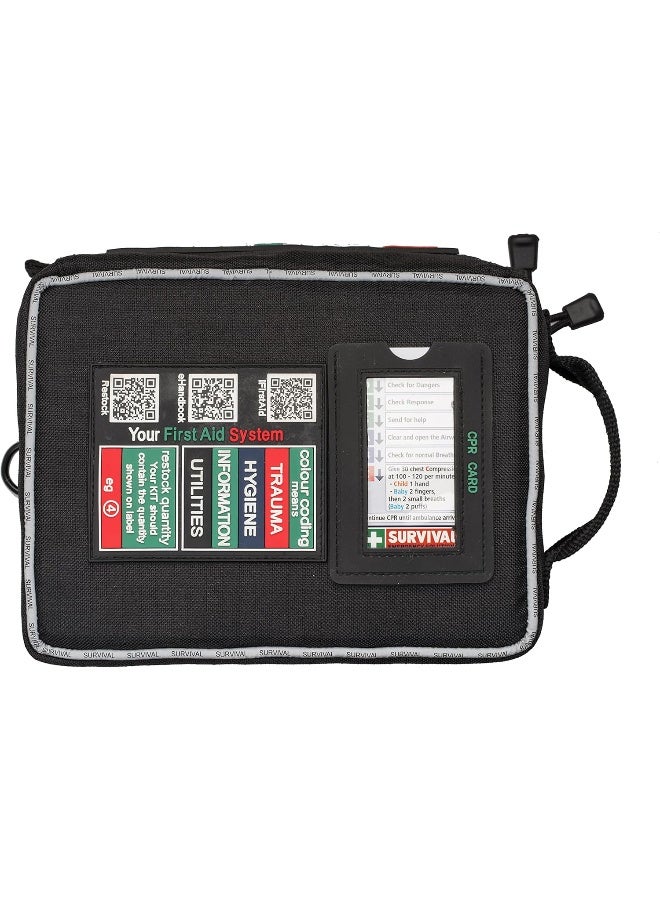 SURVIVAL Vehicle First Aid KIT - Premium First Aid Kit for Vehicles and Outdoor Emergencies - 94 Pieces - Image 2