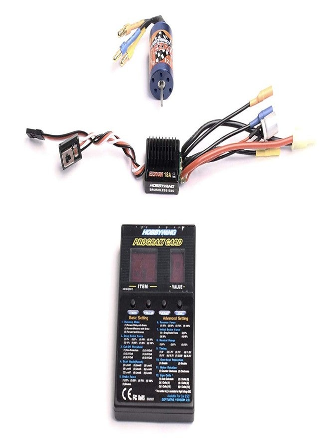 مجموعة Hobbywing EZRUN Combo-A1 بمقياس 1/16 و1/18