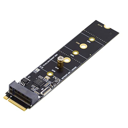 chenyang M2 SSD SATA NGFF BM Key to NVME MKey Expansion Card Converter Adapter JMB582 Chipset for Motherboard 223022422260228022110 - Image 1