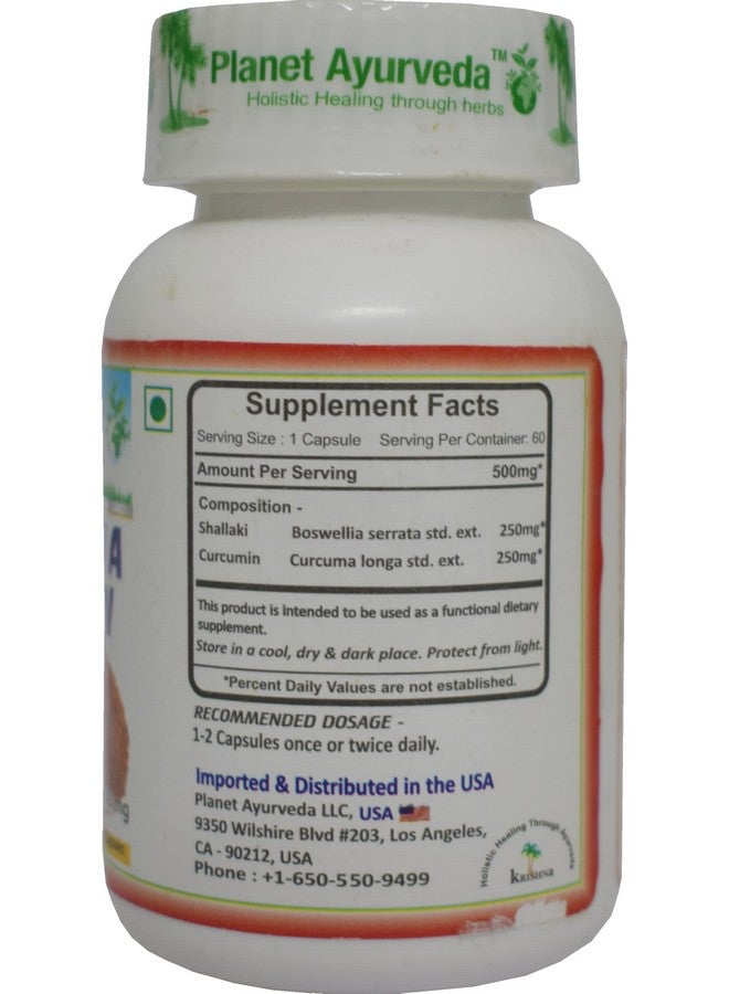 Planet Ayurveda Boswellia Curcumin - 60 Capsules, Pack of 1 - Image 3
