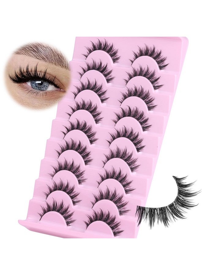 alphonse Manga Lashes Wispy False Eyelashes 3D Natural Eye Lashes Spiky Fake Lashes Anime Lashes Natural Look Chinese Makeup Lashes Pack by ALPHONSE - Image 1