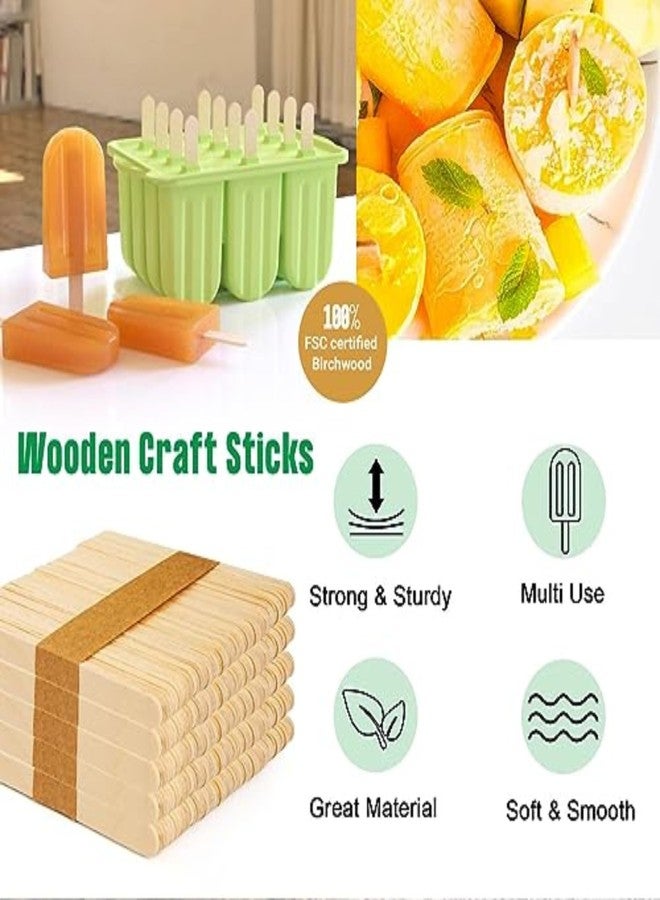 Perfect Stix 4.5" Craft Ice Cream/Popsicle Sticks/Natural Wood/DIY Projects- Pack of 210 - Image 4