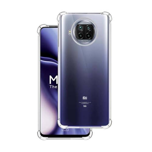 7-Seven 7SEVEN® Back Cover for MI 10i 5G Transparent Mobile Back Case Shock Proof Design Camera Edges Protection Crystal Clear Phone Case Silicon Soft TPU and Flexible Bumper Phone Cover - Image 1