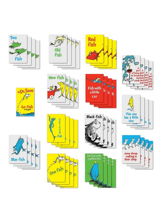 Fun Express Dr. Seuss Go Fish Card Games - 12 Sets - Image 2