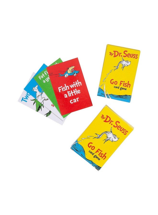 Fun Express Dr. Seuss Go Fish Card Games - 12 Sets - Image 1
