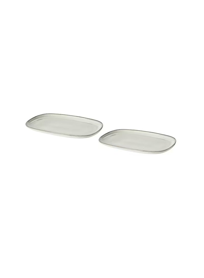 Plate, grey20x13 cm - Image 1