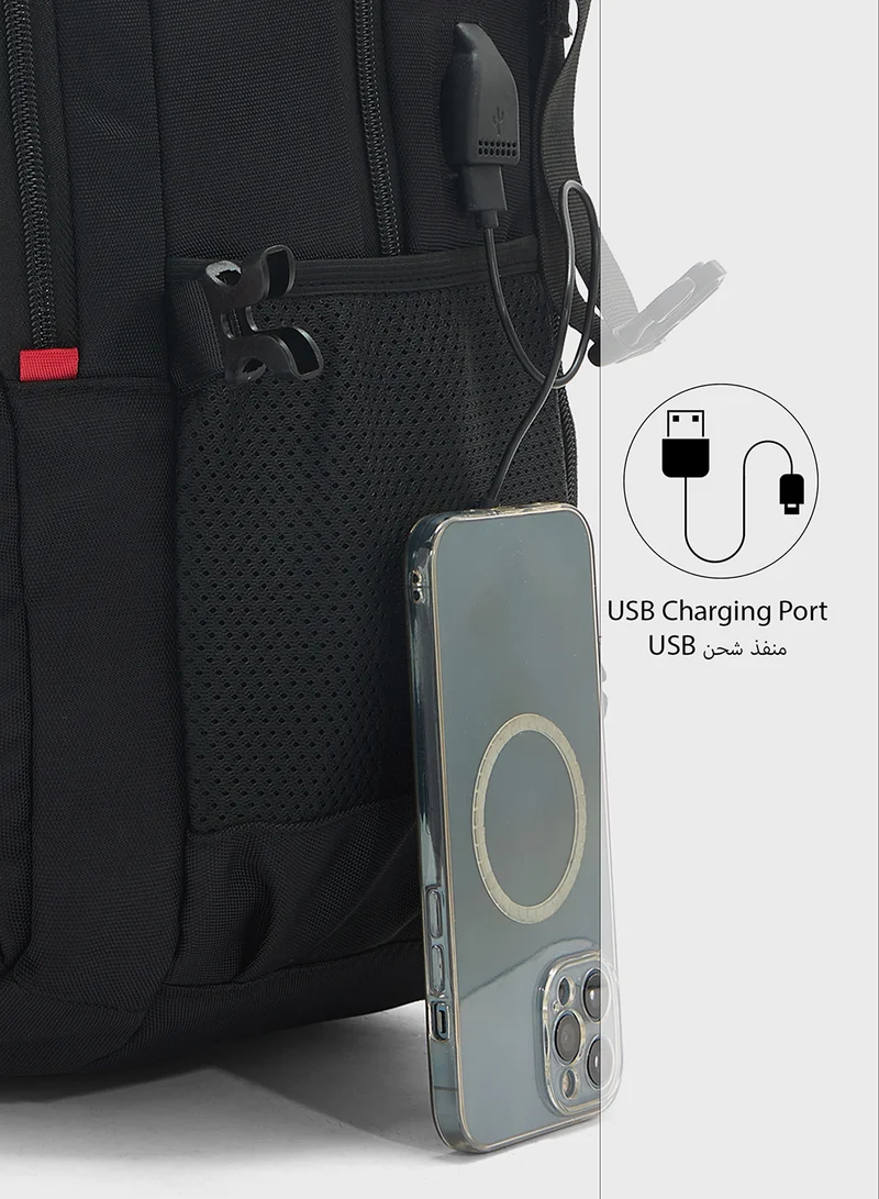 Seventy Five Casual Backpack With Ventilation Back Support