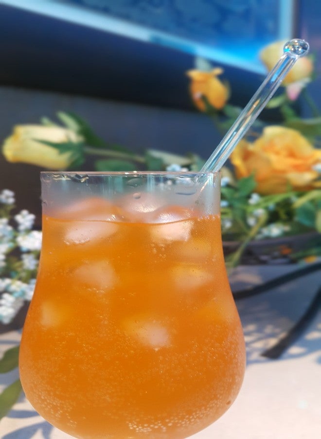 Gmark 6 Inch Plastic Round Top Swizzle Sticks 100 ct Clear, Ball Head Stirrer 100 Pack GM1003D - Image 4