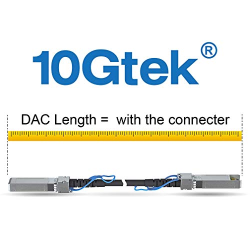 10Gtek 25G SFP28 SFP+ DAC Cable - 25GBASE-CR SFP28 to SFP28 Passive Direct Attach Copper Twinax Cable for Cisco SFP-H25GB-CU0.25M, Ubiquiti UC-DAC-SFP28, Supermicro and More, 0.25-Meter(0.8ft) - Image 3