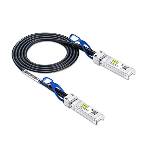 10Gtek 25G SFP28 SFP+ DAC Cable - 25GBASE-CR SFP28 to SFP28 Passive Direct Attach Copper Twinax Cable for Cisco SFP-H25GB-CU0.25M, Ubiquiti UC-DAC-SFP28, Supermicro and More, 0.25-Meter(0.8ft) - Image 1