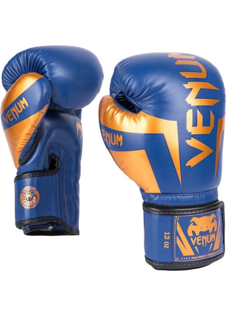 Elite Boxing Gloves Blue/Black/Copper