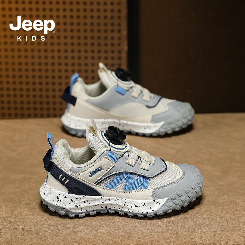 Girls' Shoes Boys' Rotating Buckle Sports Shoes 2025 Mesh Breathable Girls' Shoes Lightweight Soft Soles - Image 4