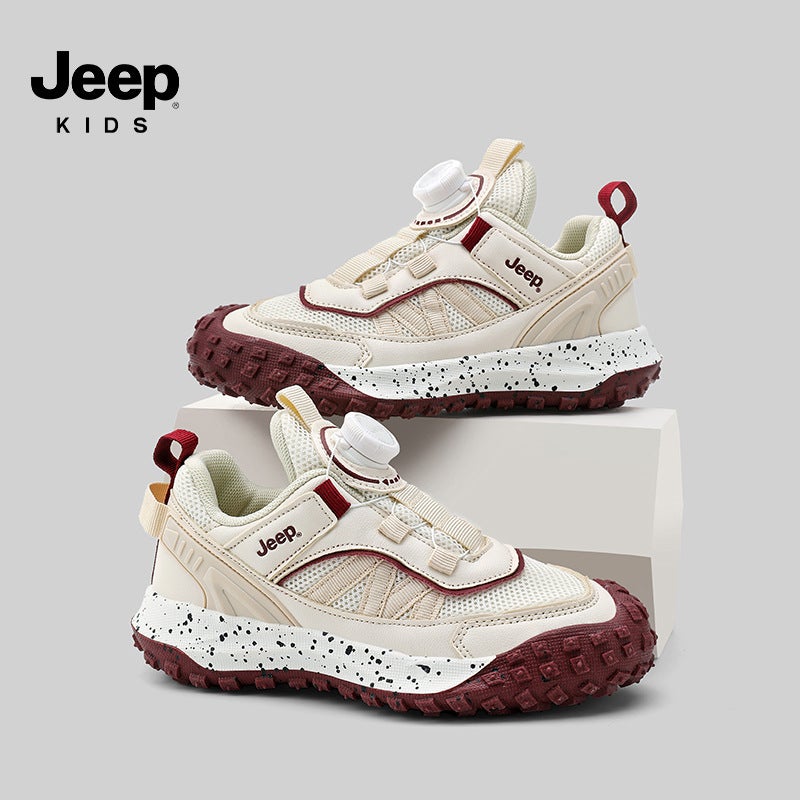 Girls' Shoes Boys' Rotating Buckle Sports Shoes 2025 Mesh Breathable Girls' Shoes Lightweight Soft Soles - Image 3