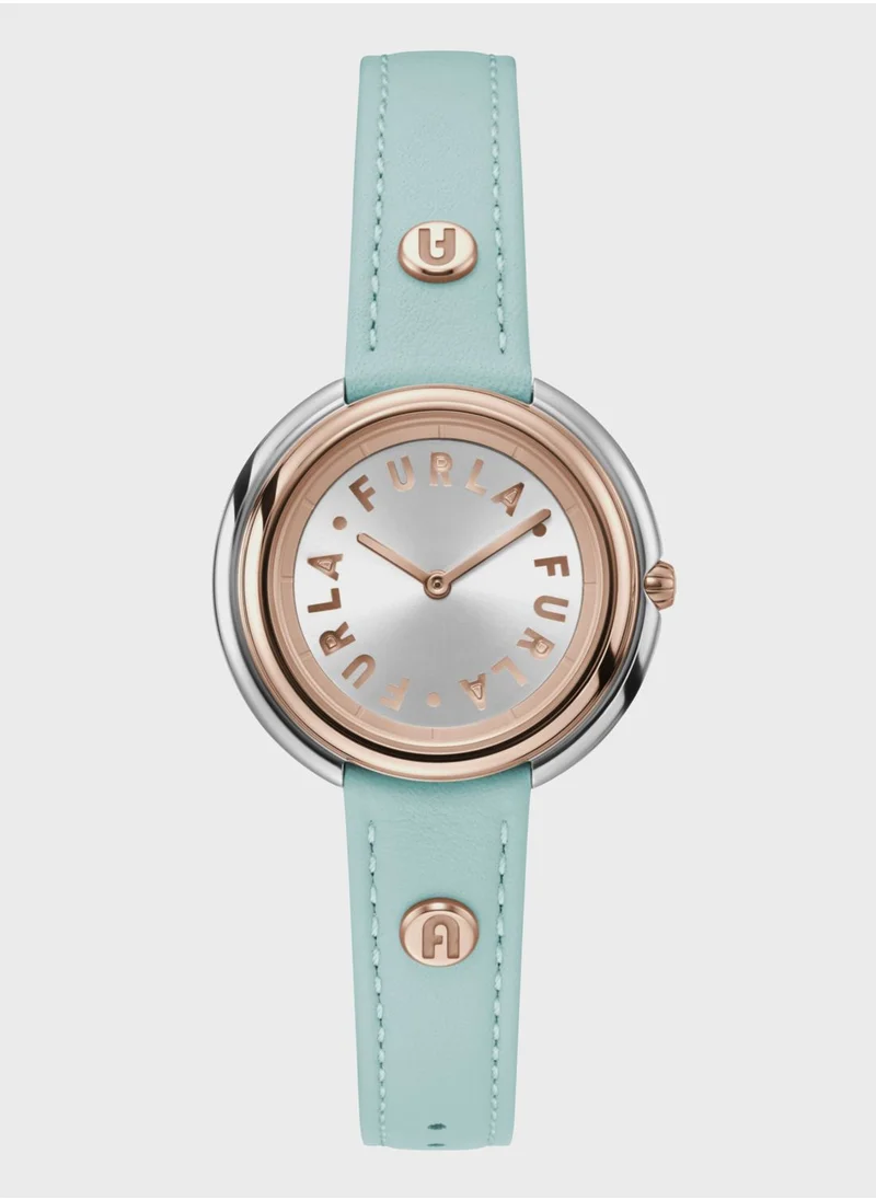 فورلا Furla Leather Strap Analog Watch