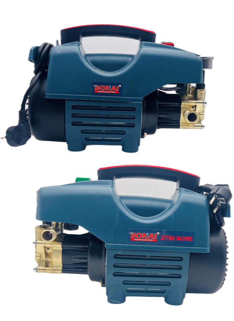 BONAI Bonai High Pressure Cleaning Machine, 400-2000W Power, 2800 RPM, 6L/min Flow Rate, 70-250 Bar Pressure - Dual-Use, Self-Priming, Overheat Protection for Home & Outdoor Cleaning, BN-CD0012  - Image 2