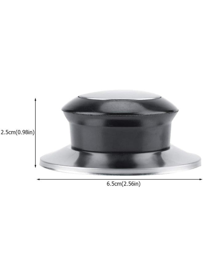 klarako Pot Lid Knobs Set, 5Pcs 2.56 × 0.98 inch Saucepan Lid Knobs Bakelite Material Pot Handle Glass Saucepan Lid Knobs for Home Kitchen Cookware - Image 1