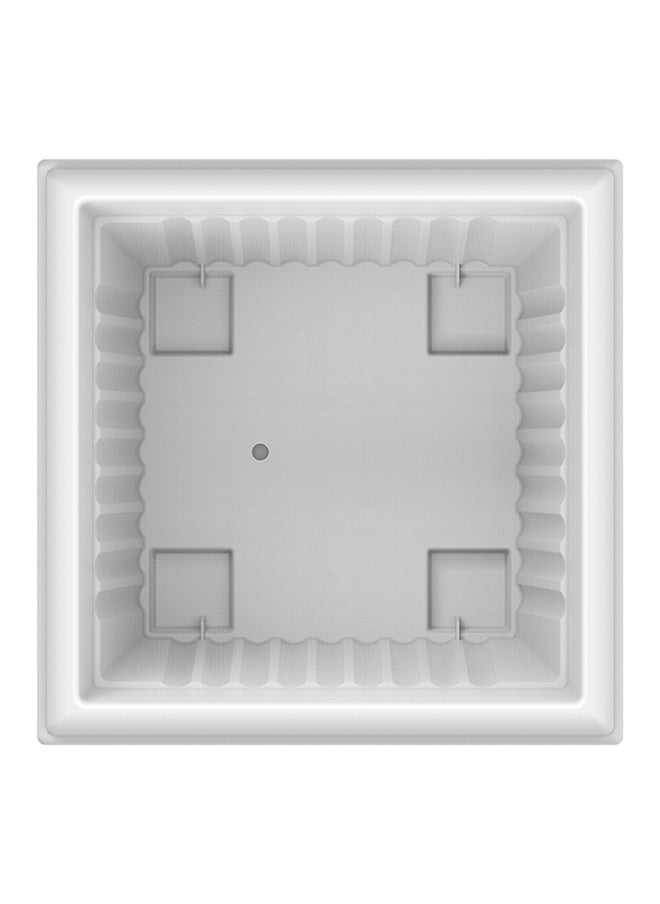 Cosmoplast - مُزهرية مربعة سعة 10 لتر مع صينية - Image 1