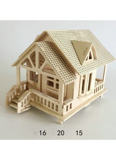 LELE BROTHER 3D Puzzle Wooden Assembly Simulation Building Model 