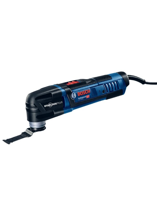 BOSCH Bosch Professional Corded Multi-Cutter, GOP 30-28 (300 W) + Professional Corded Orbit Sander, GSS 140 (220 W) + Accessory Set (13 Pc.) 