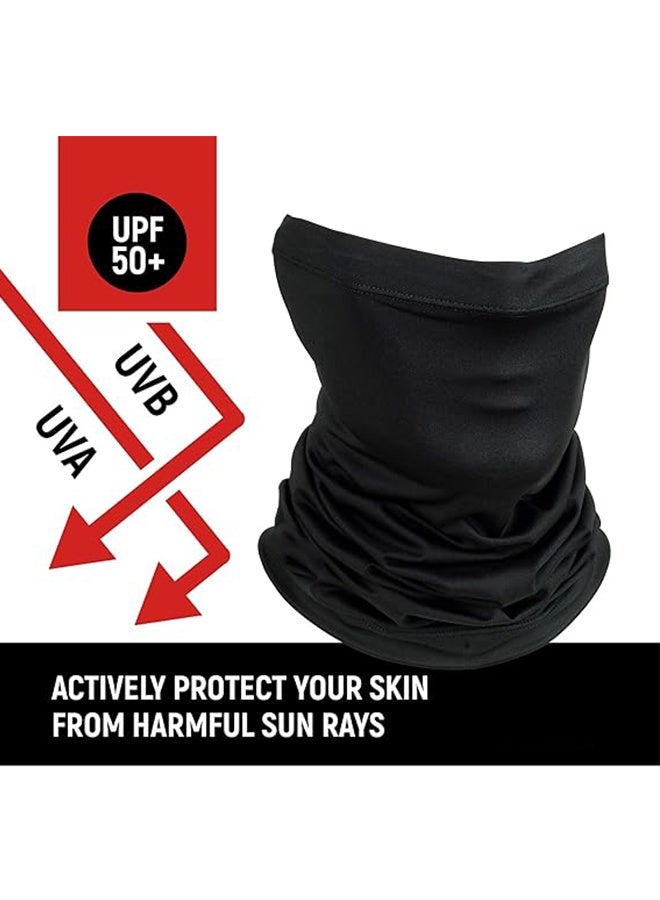 Generic Balaclava Face Mask with Brim, Sun UV Protection Hood Breathable Face Mask for Men Women, UPF 50+ Fishing Neck Gaiter, Black - Image 2