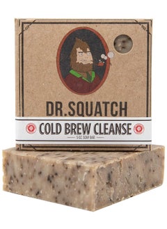 Dr. Squatch Dr. Squatch Cold Brew Cleanse Coffee Soap Bar – Blend of Shea Butter, Salt, Kaoilin Clay, and Some Top Notch Coffee Beans – Organic Handmade in USA 