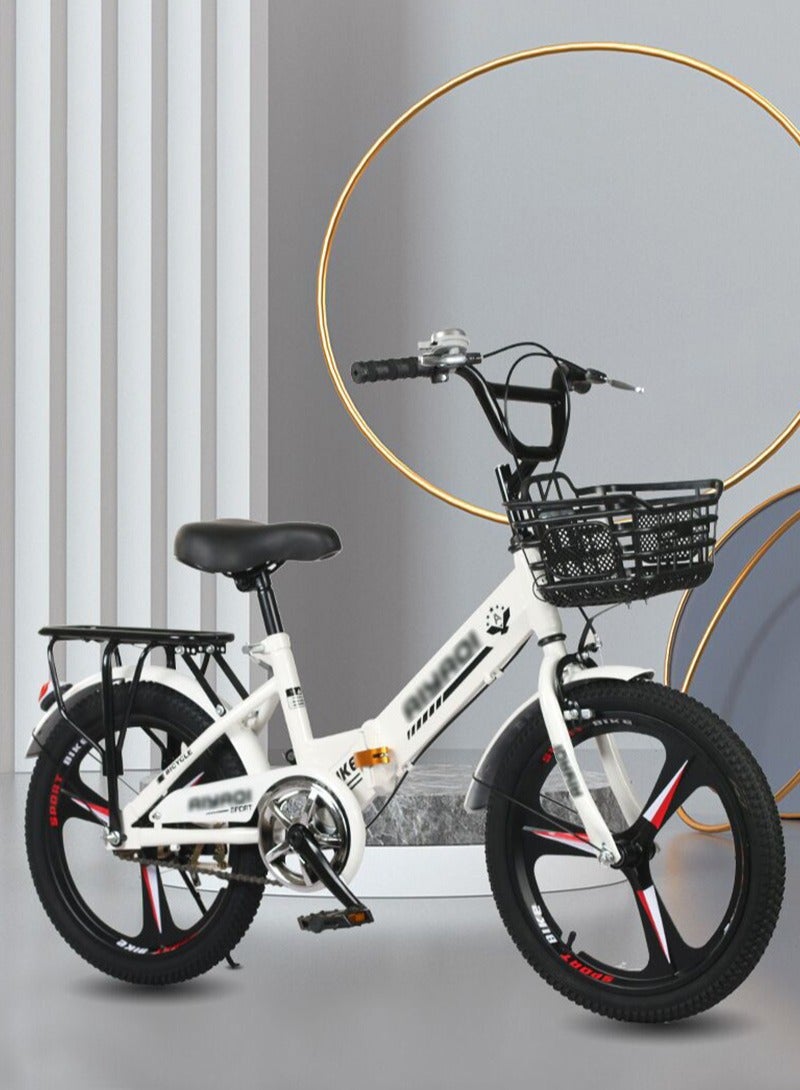 شاربدو دراجة جبلية قابلة للطي بإطار من الفولاذ عالي الكربون مقاس 20 بوصة ممتصة للصدمات، دراجة محمولة خفيفة الوزن للنساء والرجال، دراجة المدينة للعمل والمدرسة - Image 2