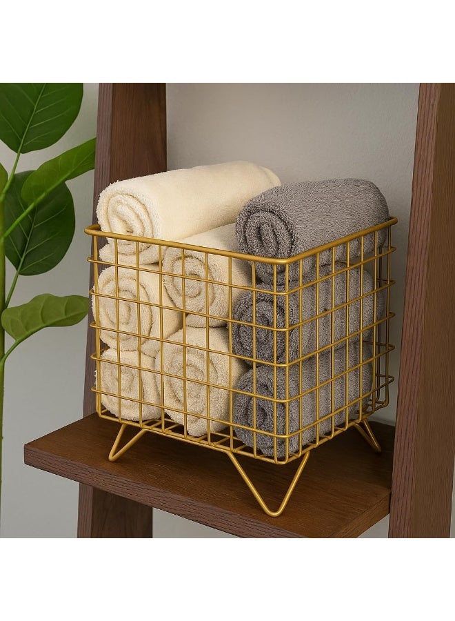 BS سلة شبكية معدنية مربعة من B&S - منظم تخزين متعدد الاستخدامات - Image 3