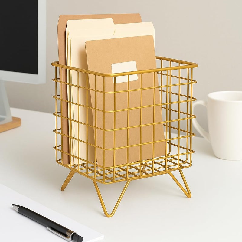 BS سلة شبكية معدنية مربعة من B&S - منظم تخزين متعدد الاستخدامات - Image 5