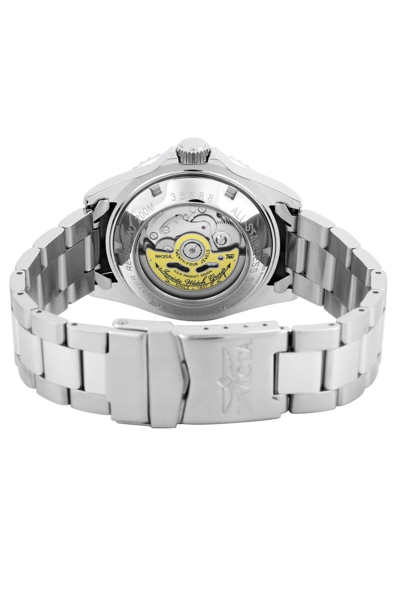 Invicta Men's Pro Diver 40mm Stainless Steel Automatic Watch, Silver (Model: 35688) - Image 4