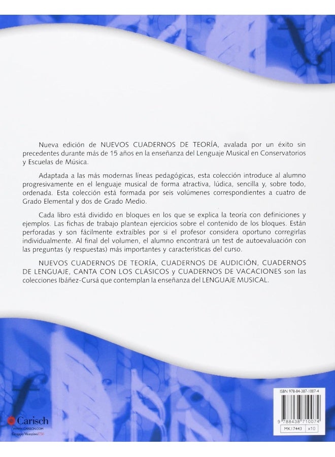 Cuadernos De Teoria, Grado Elemental Volumen 2