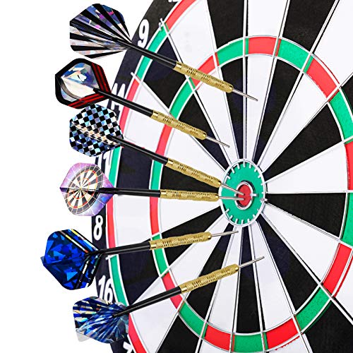 accmor سهام أكمور المعدنية، سهام حديدية، سهام معدنية احترافية، مجموعة سهام معدنية، سهام معدنية للوحة السهام، 18 قطعة - Image 5