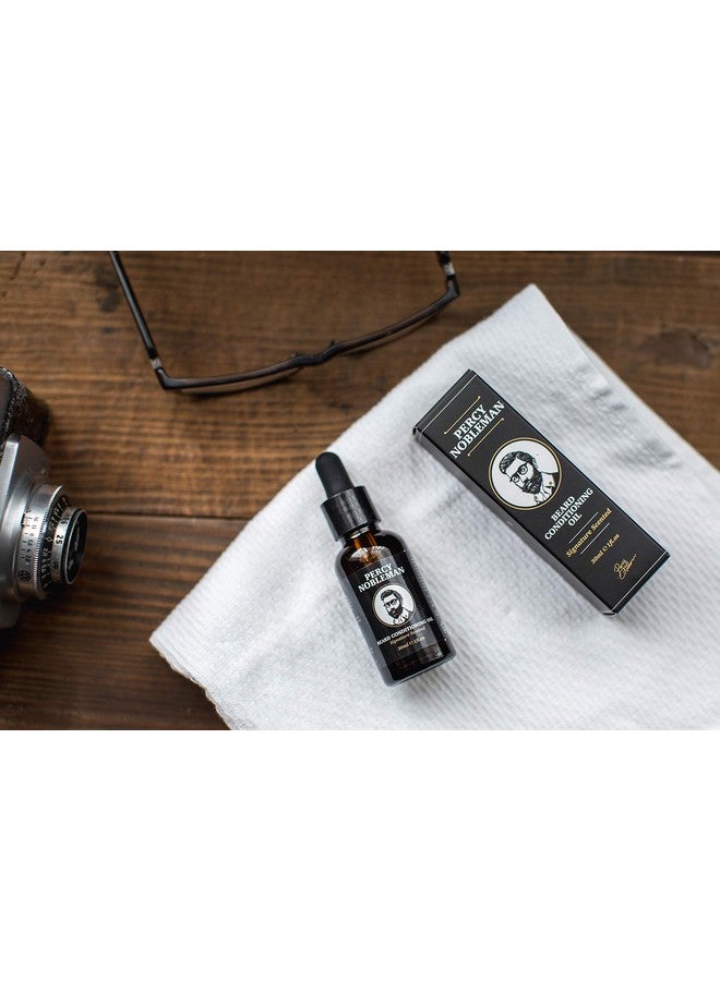 Percy Nobleman Beard Oil 99% Naturally Derived Signature Scented Blend. Beard Conditioning Oil With A Special Mixture Of Quality Ingredients That Softens And Conditions Your Facial Hair - 1 Fl Oz - Image 4