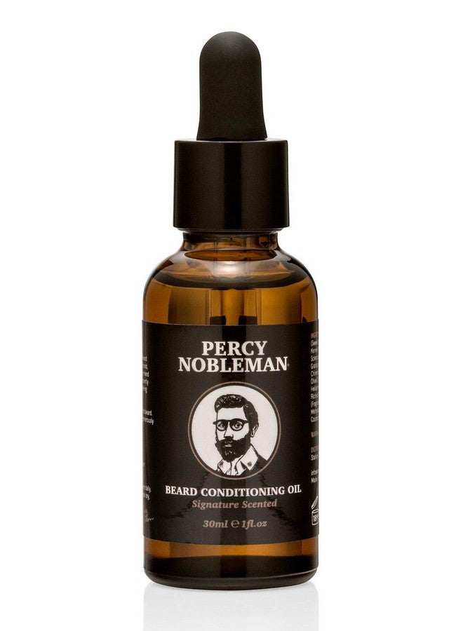 Percy Nobleman Beard Oil 99% Naturally Derived Signature Scented Blend. Beard Conditioning Oil With A Special Mixture Of Quality Ingredients That Softens And Conditions Your Facial Hair - 1 Fl Oz - Image 2