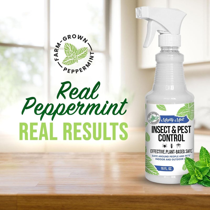 Mighty Mint 16 oz Peppermint Oil Insect & Pest Spray - for Spiders, Ants, and More - Image 1