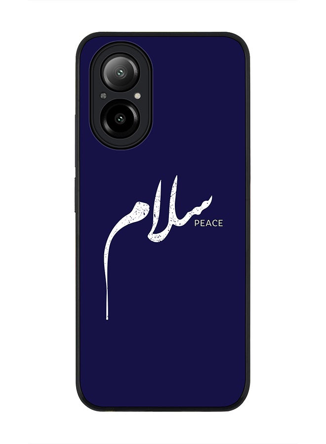Stylizedd Rugged Black Edge Case for Realme C67 4G, Slim fit Soft Case Flexible Rubber Edges Anti Drop TPU Gel Thin Cover -  Salaam - Image 1