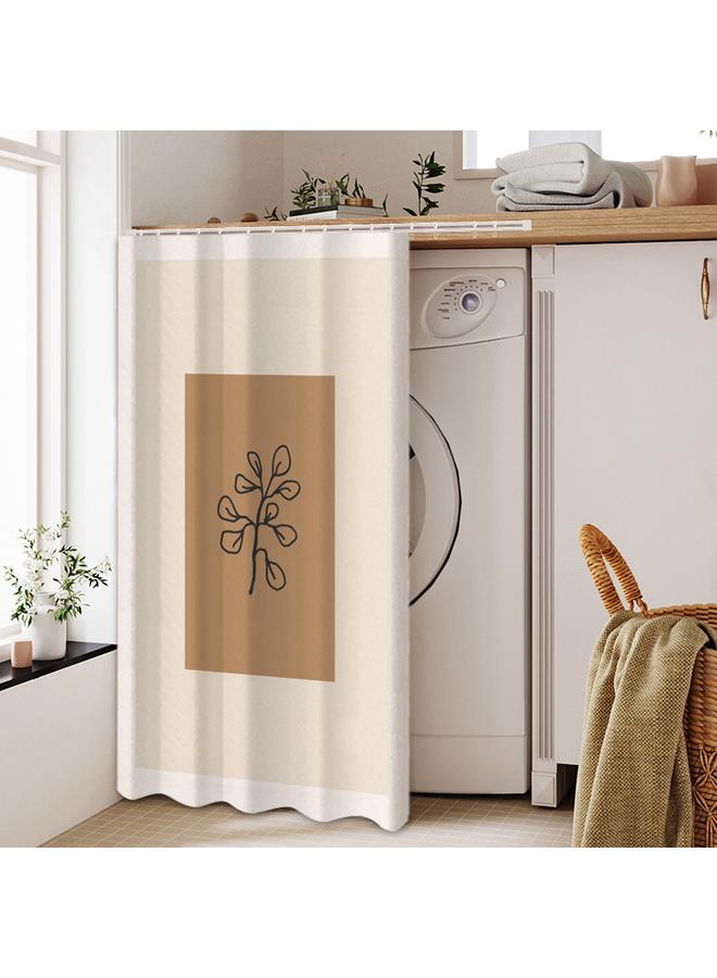Bluejw Ins Shelter Curtain Velcro Dust-proof Self-adhesive Kitchen Cabinet Shelter Curtain Mirror Ugly-covering Curtain Cabinet Curtain Punch-free Half Door Curtain - Image 1