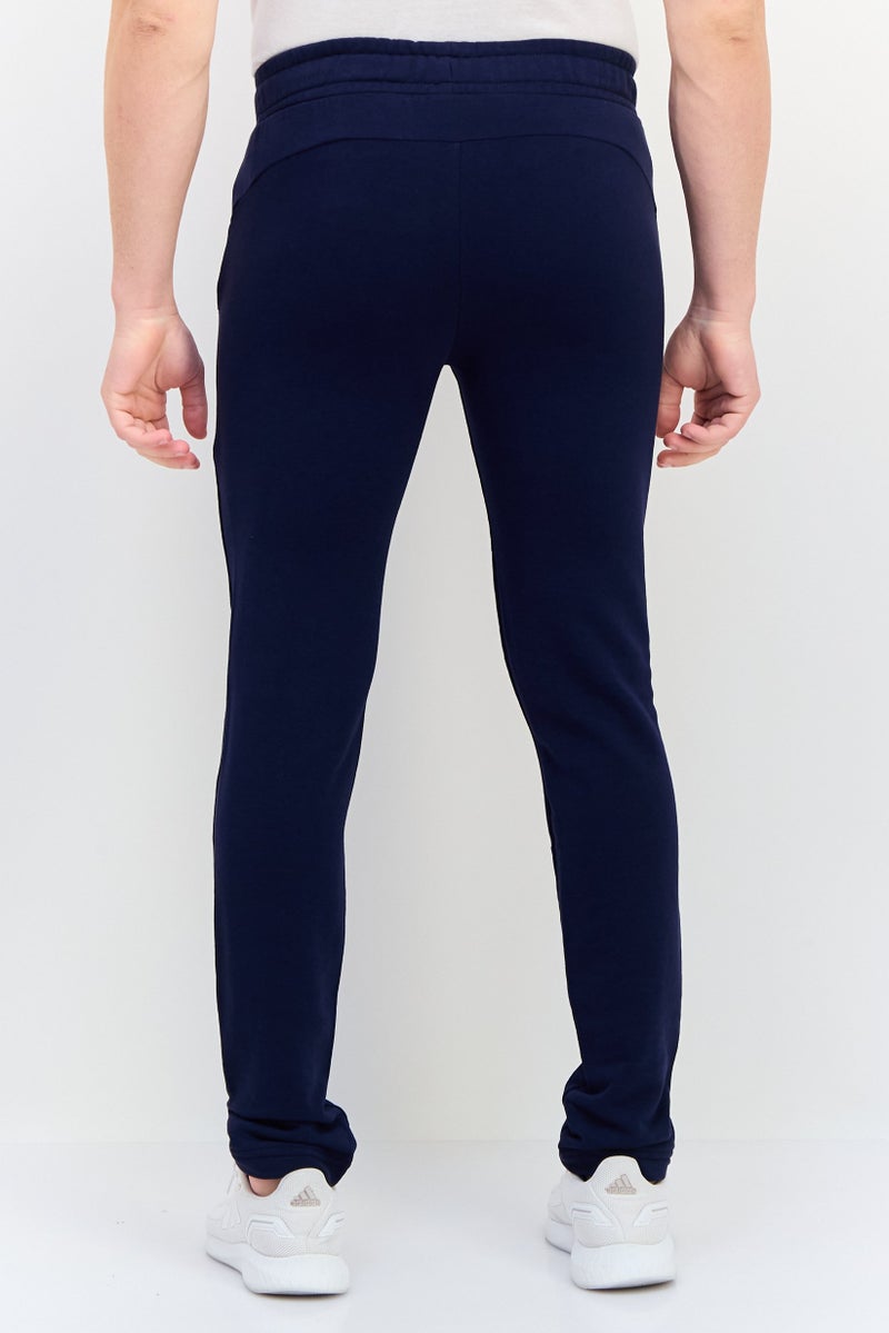 PUMA سروال رياضي للرجال برباط سحب خارجي، أزرق داكن - Image 3