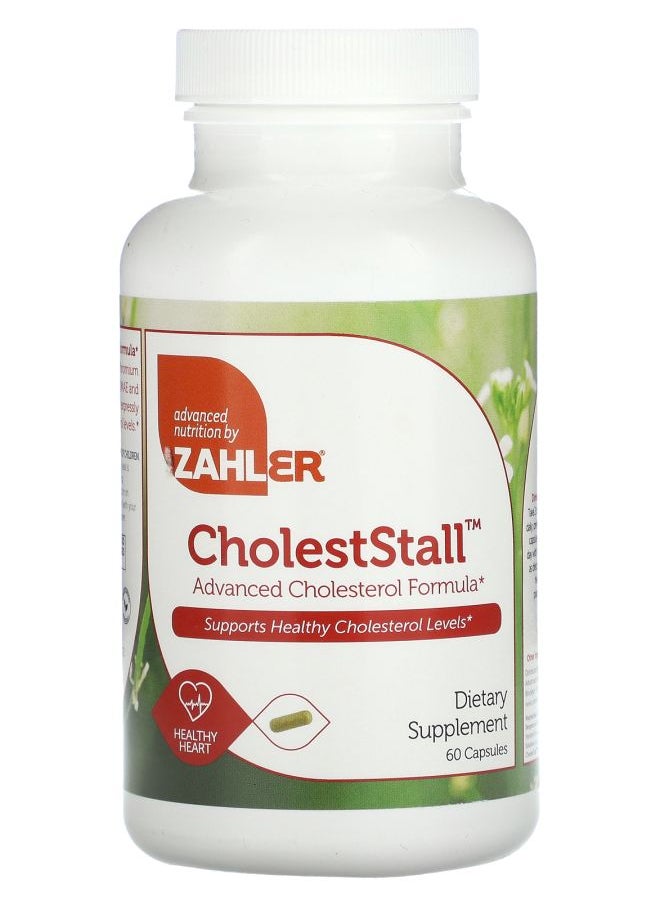 Zahler CholestStall Advanced Cholesterol Formula 60 Capsules 