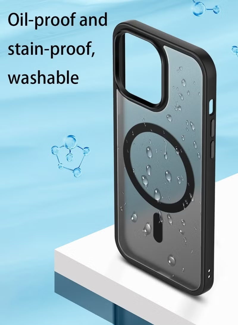 iPhone 13 Pro Max Case - Black - Magnetic, MagSafe Compatible, Full Protection - Image 2