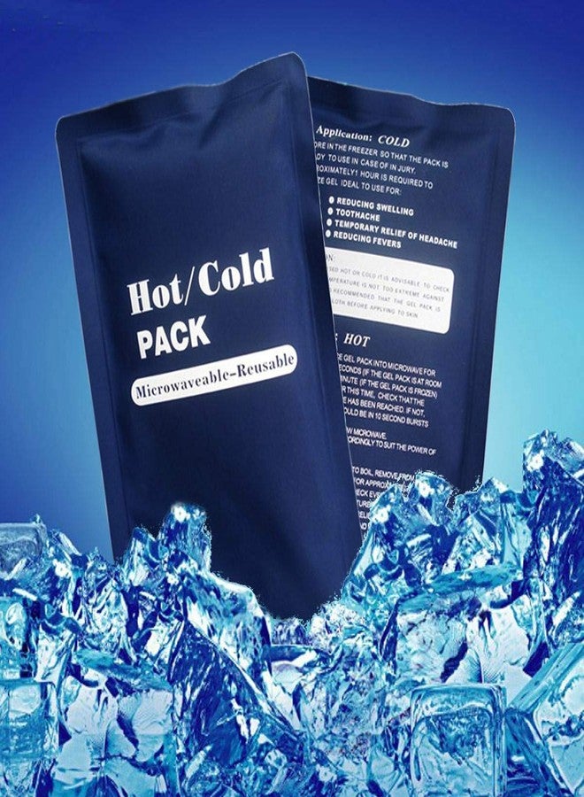 BAREPEPE® Reusable Hot & Cold Ice Pack for Pain Relief Soft and Flexible Gel (Blue Color) - Pack of 1 - Image 2