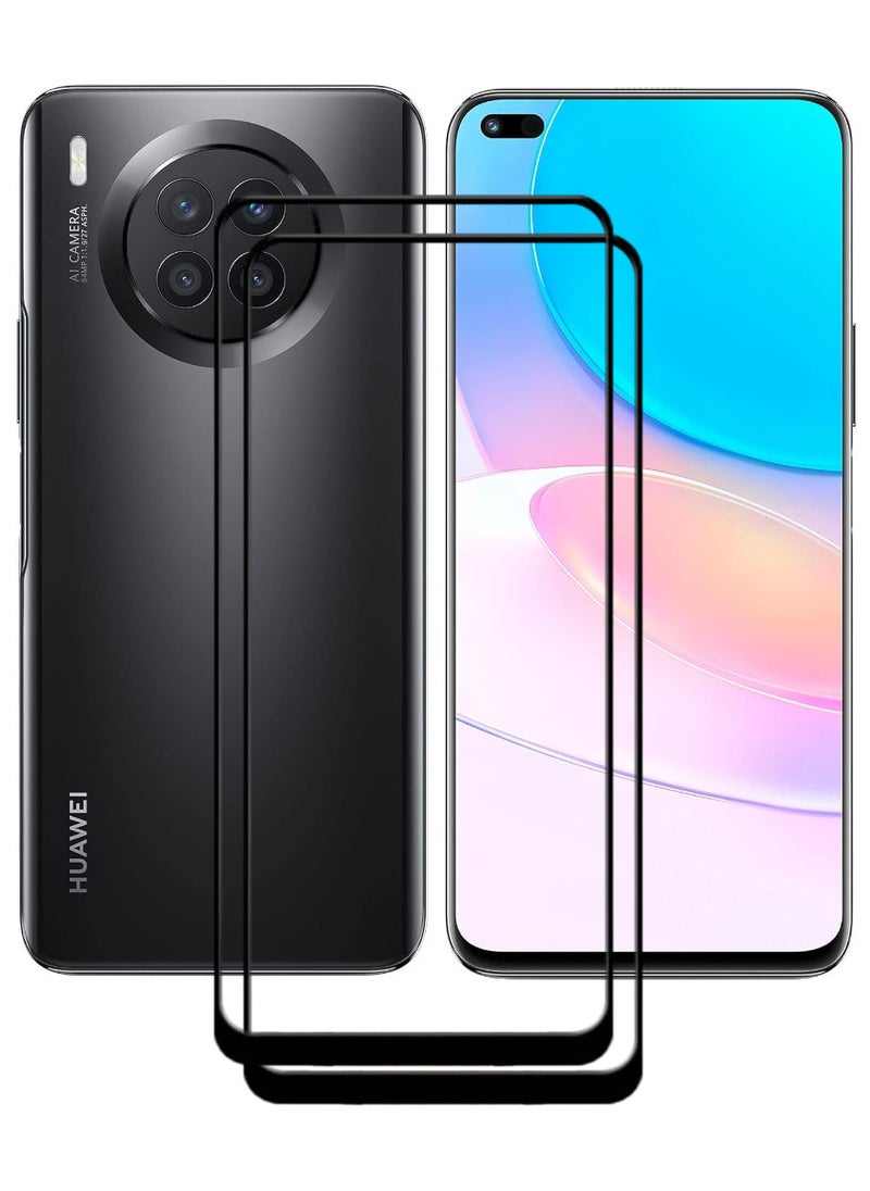 ACLIX 2 Pieces Antistatic ESD Dustproof Premium Quality High Definition Tempered Glass Screen Protector Designed For Huawei nova 8i - Image 1