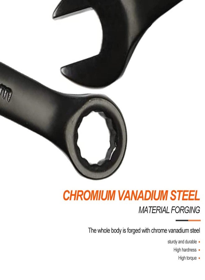 اتول مارت مفتاح ربط Utoolmart متعدد الفتحات، مقاس 18 مم، مفتاح ربط سقاطة ذو 12 نقطة، مصنوع من مادة Cr-V مع طلاء كهربائي أسود، بطول 220 مم للاستخدام الصناعي للإصلاح - Image 5