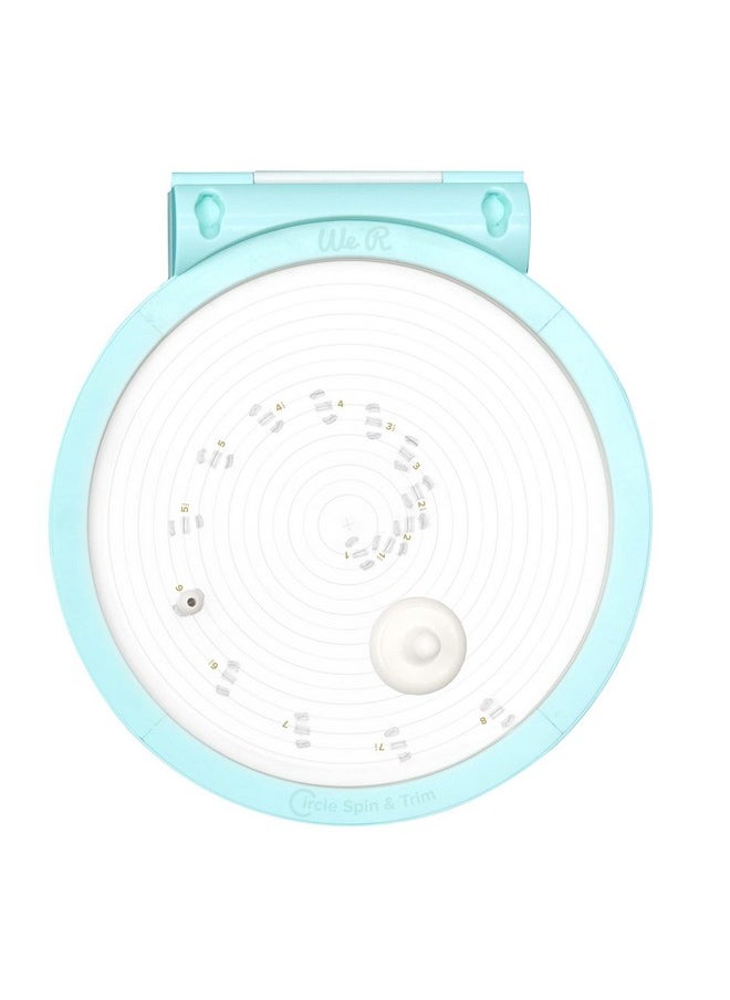 We R Memory Keepers - Circle Spin & Trim Tool Includes Circle Maker Tool & Two Replacement Blades Rotates 360 Degrees 1 Inch To 8 Inch Circles - Image 1
