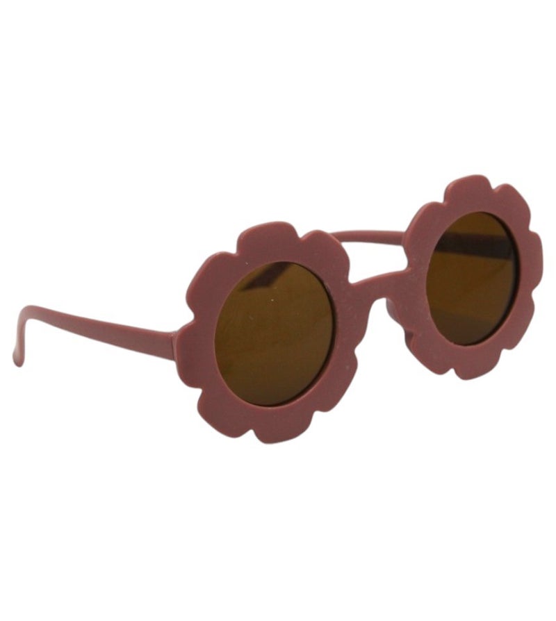 D'Daniela Aida Glasses and Flower Shaped Clip Set For Babies and Girls - Violet - Image 2