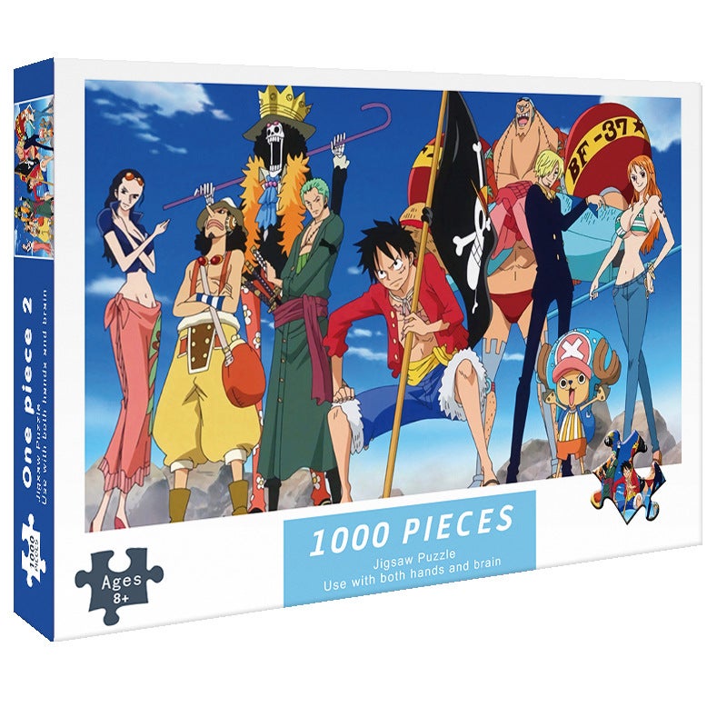 1000 Pieces Adult Puzzle Manufacturers Cute Cure Difficult Decompression Girl Puzzle Stall Retail Toys - Image 1