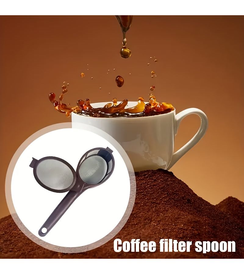 4Pcs Portable Coffee Filter Spoon For Capsule And Powder Filtration For Coffee Maker And Baking Enthusiasts Plastic - Image 3
